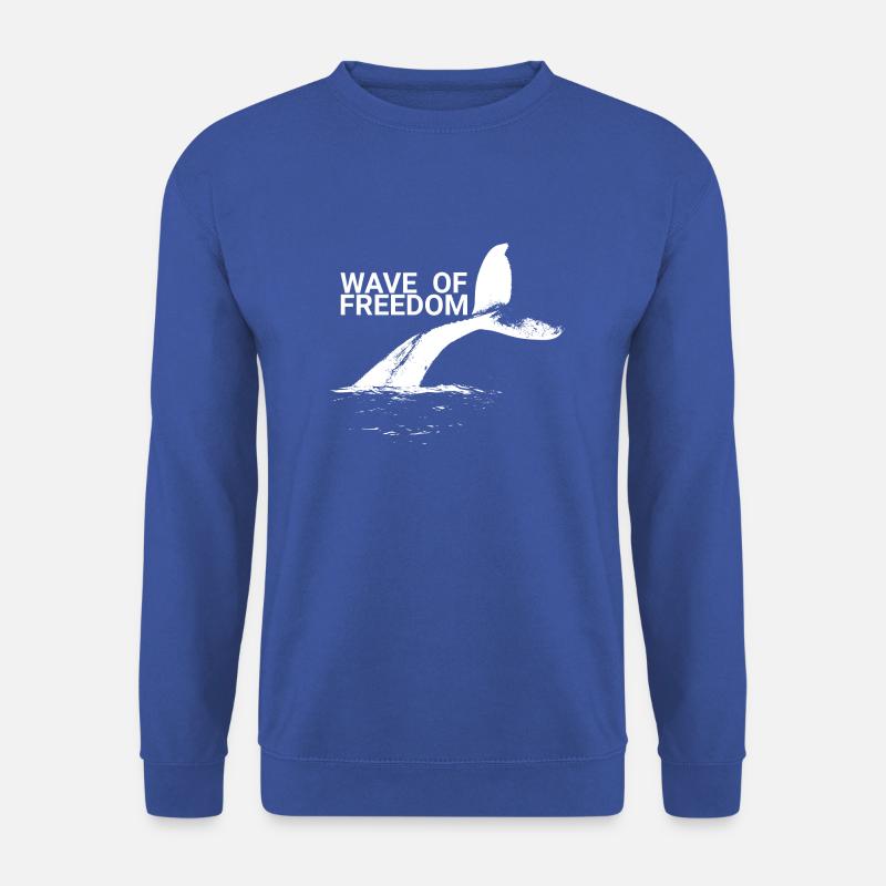 Wave of Freedom - Unisex Pullover - Royalblau