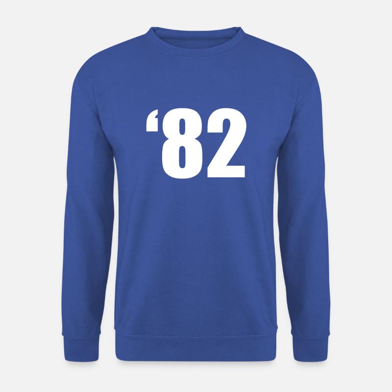 82 - THE NUMBER - Unisex Pullover - Royalblau