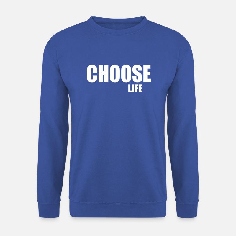 Entscheide dich für das Leben - Unisex Pullover - Royalblau