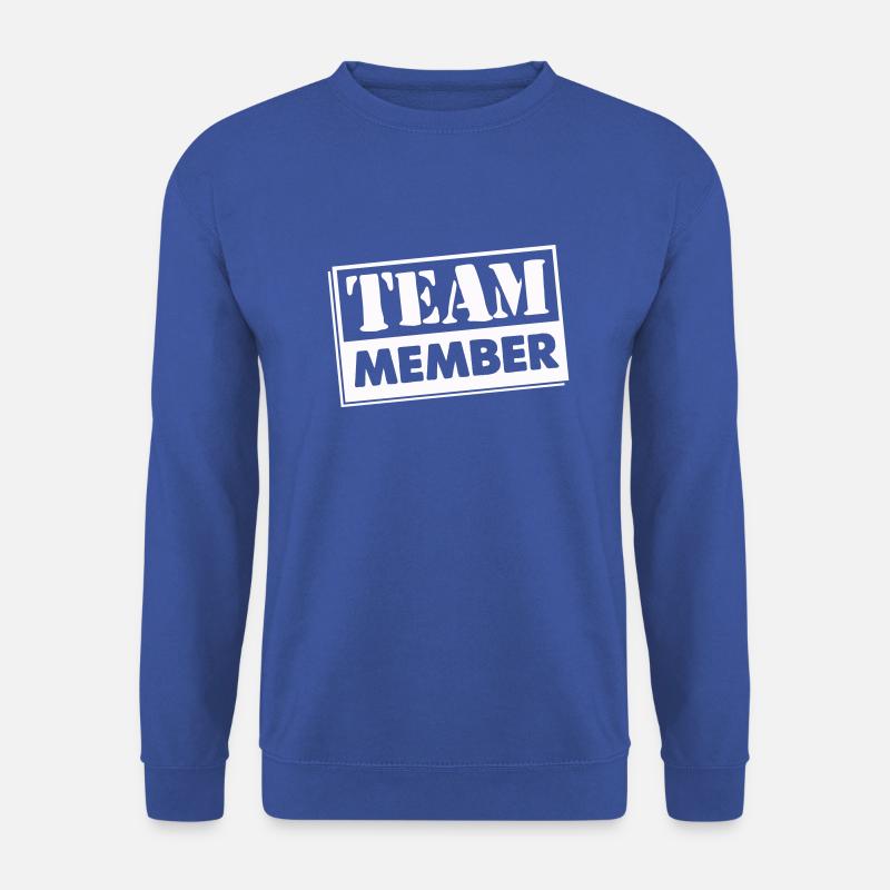 team member 01 - Unisex Pullover - Royalblau