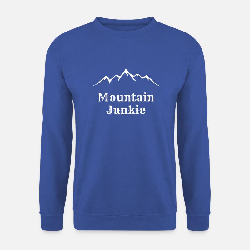 mountain junkie - Unisex Pullover - Royalblau