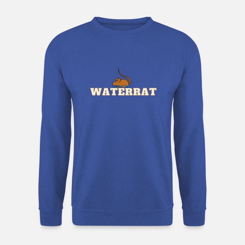 Wasserratte - Waterrat - Unisex Pullover - Royalblau