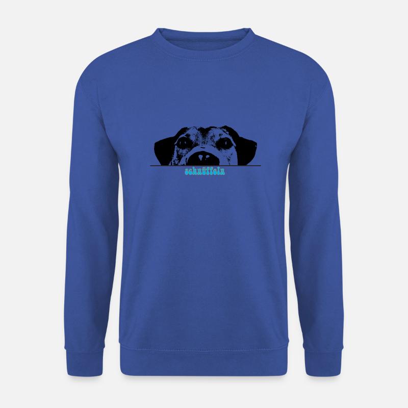 Schnüffeln - Unisex Pullover - Royalblau
