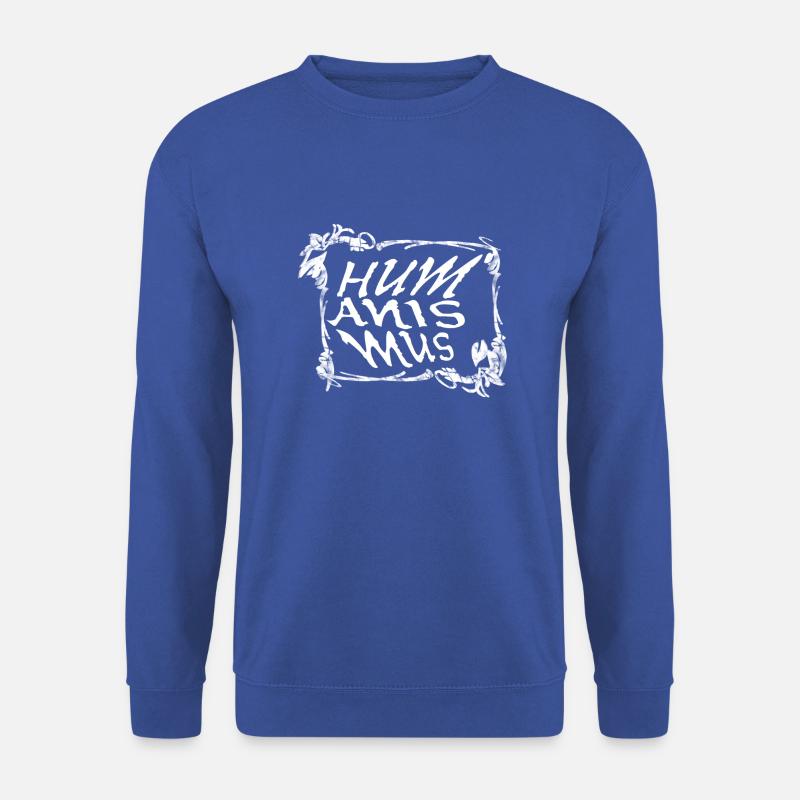 Humanism HUMANISM Humanity Help Heart - Unisex Sweatshirt - royal blue