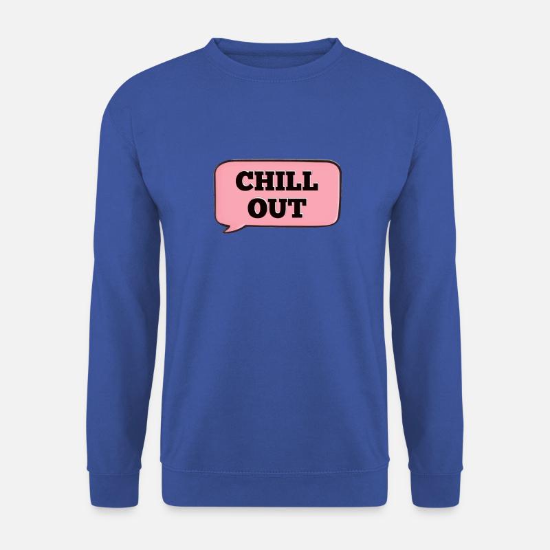 CHILL OUT PINK NOTIFICATION - Unisex Sweatshirt - royal blue