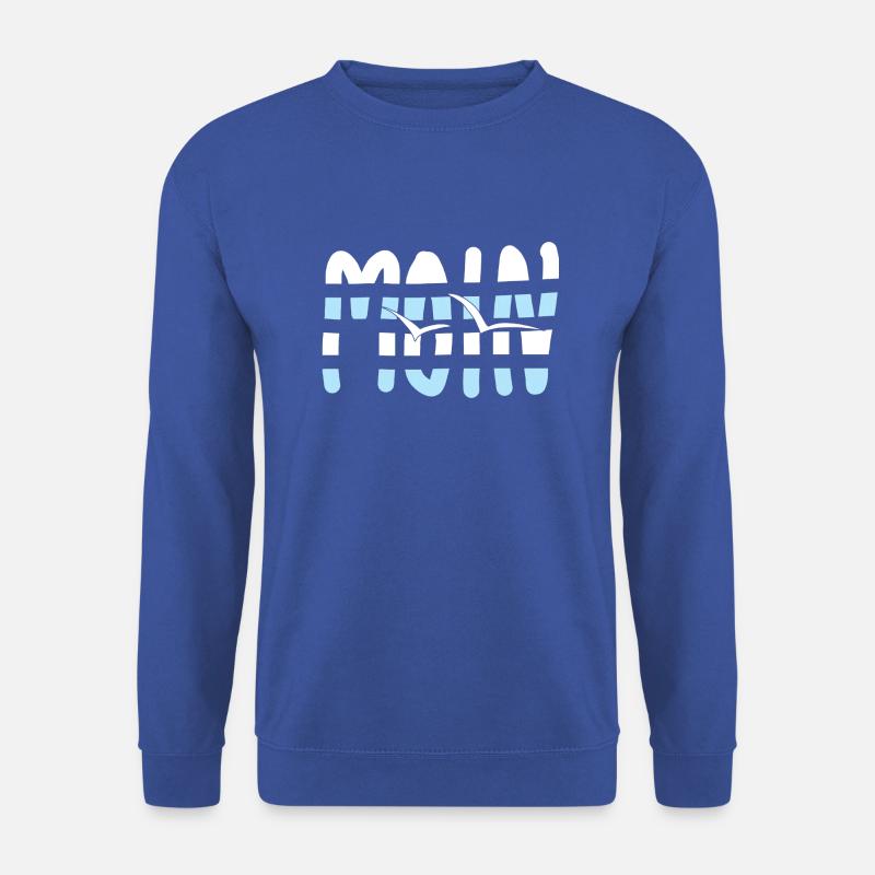 Moin Möwen,Geschenk,lustig,cool,trend,humor,Style, - Unisex Pullover - Royalblau