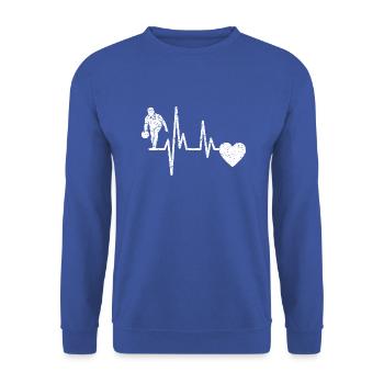 Bowling Kegel Gift Bowling Ball Bowler Bowling - Unisex Sweatshirt - royal blue - Front - Alina (178cm) & Michal (187cm)