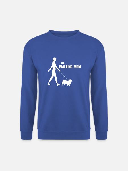 The Walking Mom Hund Gassi Spazieren gehen walk - Unisex Pullover - Royalblau