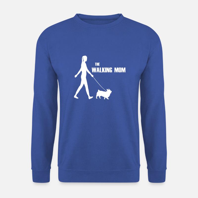 The Walking Mom Hund Gassi Spazieren gehen walk - Unisex Pullover - Royalblau