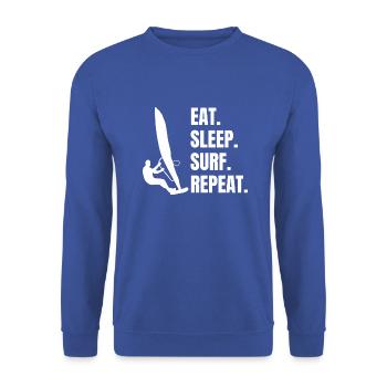 Planche à voile Kitesurf Windsurfers Kitesurfers - Sweat-shirt Unisexe - bleu royal - Devant - Alina (178cm) & Michal (187cm)