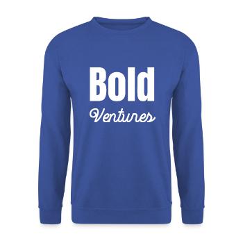 adventurer funny quote leadership qualities - Unisex Sweatshirt - royal blue - Front - Alina (178cm) & Michal (187cm)
