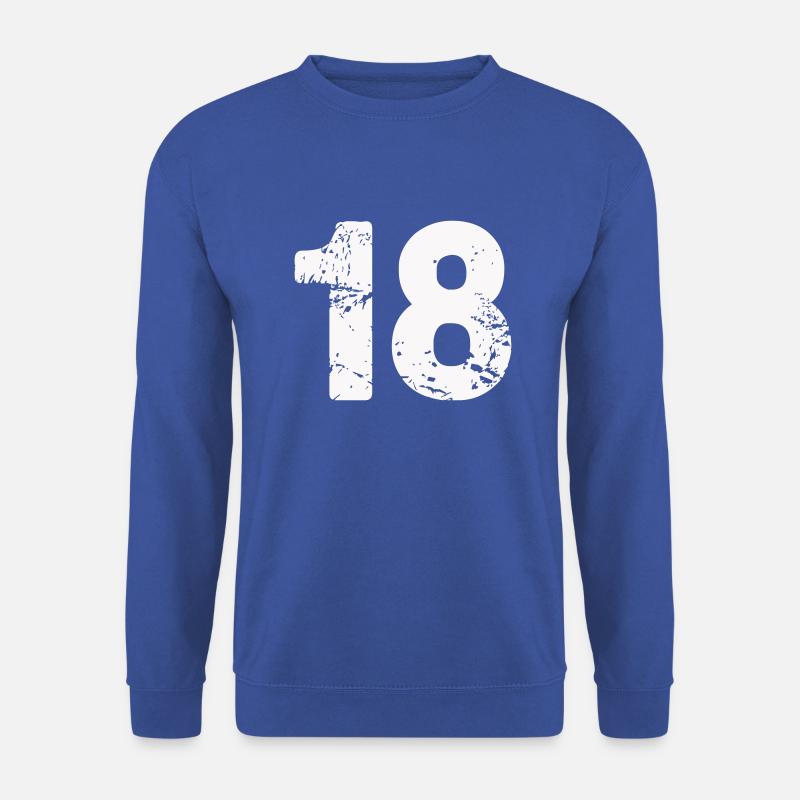 18 - Unisex Sweatshirt - royal blue