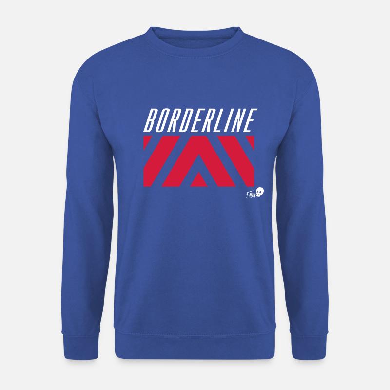BORDERLINE - Unisex Pullover - Royalblau