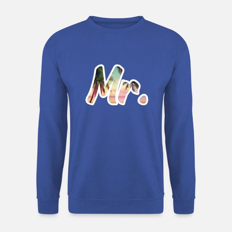 Mr - Unisex Pullover - Royalblau
