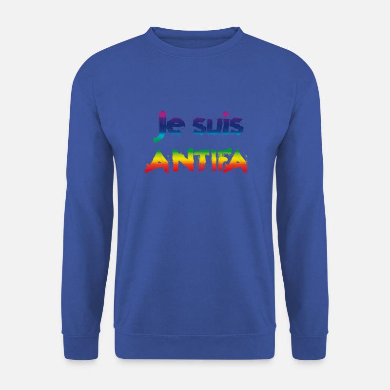 Je suis ANTIFA - Unisex Pullover - Royalblau