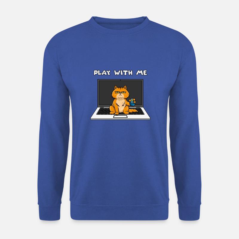 genervte Katze - Unisex Pullover - Royalblau