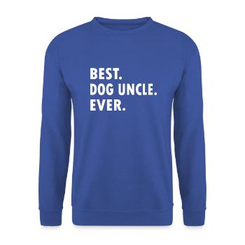 Dog Hund - Unisex Pullover - Royalblau - Vorne - Alina (178cm) & Michal (187cm)