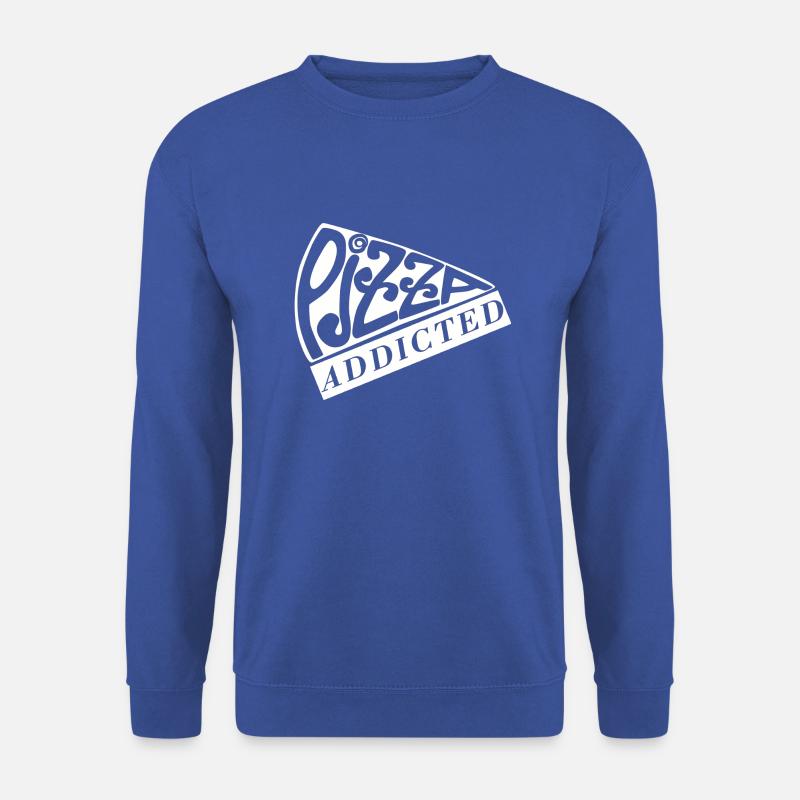 Pizza-süchtig - Unisex Pullover - Royalblau