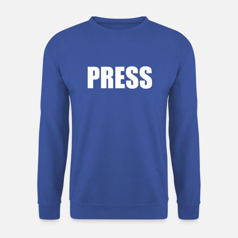 Press presse - Unisex Pullover - Royalblau