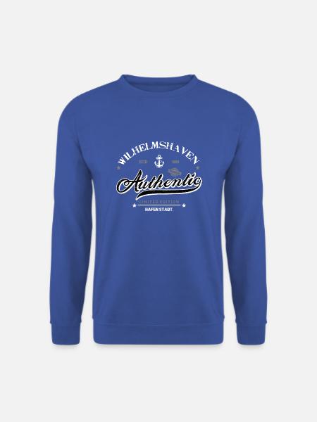 Wilhelmshaven Limited Edition Hafen Stadt WHV - Unisex Pullover - Royalblau