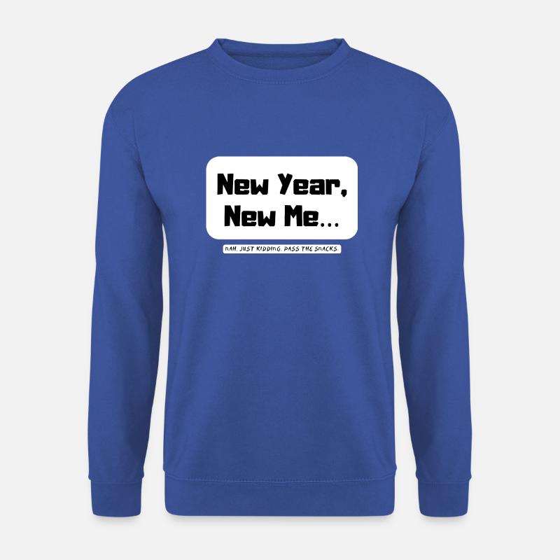 Neues Ich mit Snacks - Unisex Pullover - Royalblau
