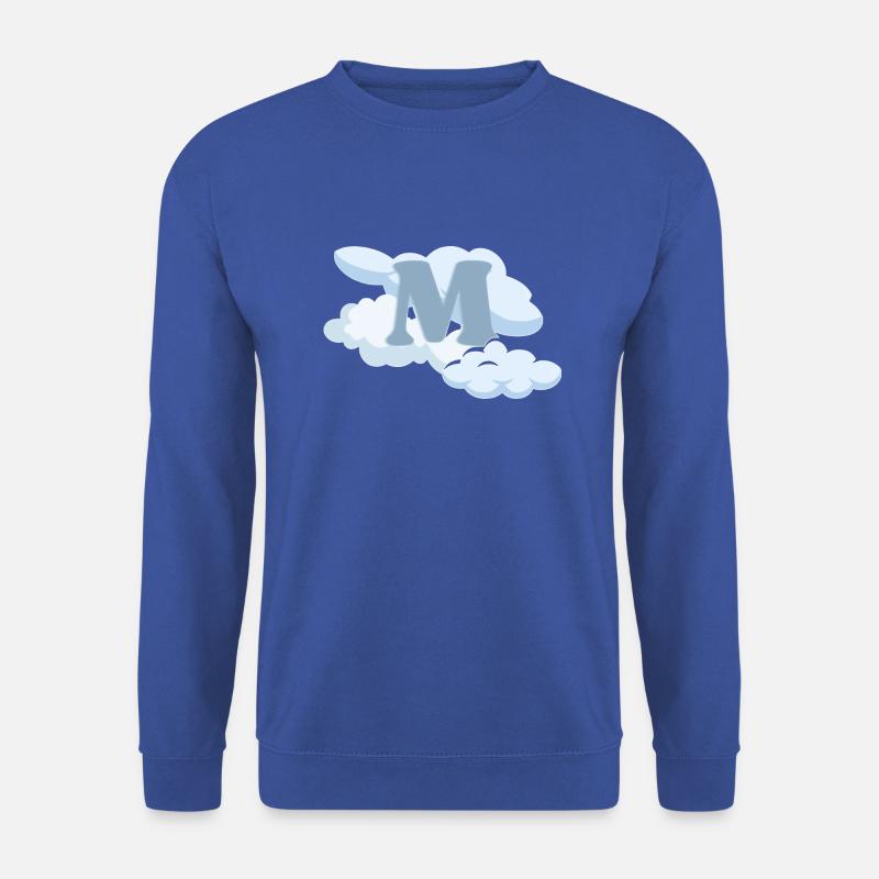 Blauer Buchstabe M - Unisex Pullover - Royalblau