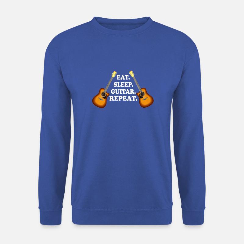 Rock Music Rock and Roll Guitar - Unisex Pullover - Royalblau