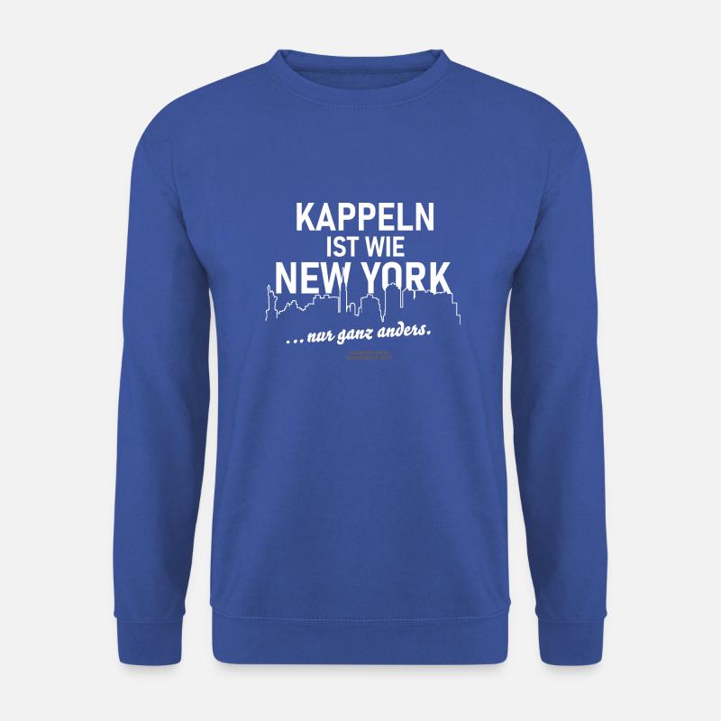 Kappeln ist wie New York - Unisex Pullover - Royalblau