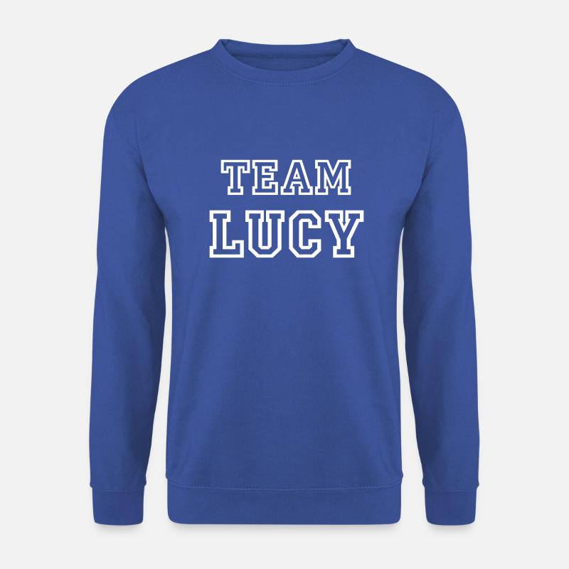 TEAM LUCY Hundename Hündin TeamTrikot - Unisex Pullover - Royalblau