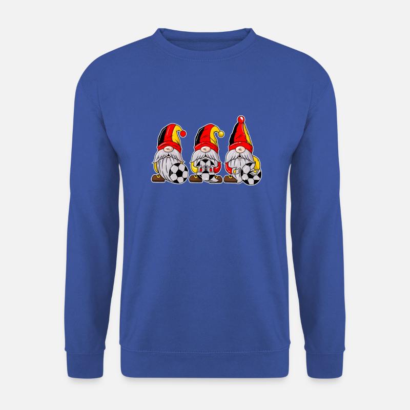 Deutschland Fußball Gnome - Unisex Pullover - Royalblau