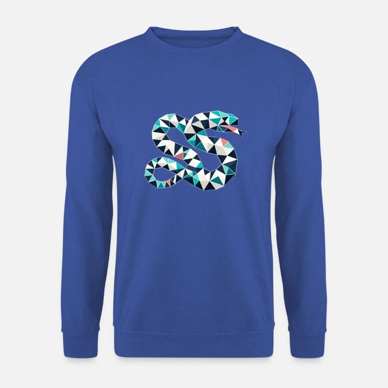 Schlange // snake - Unisex Pullover - Royalblau