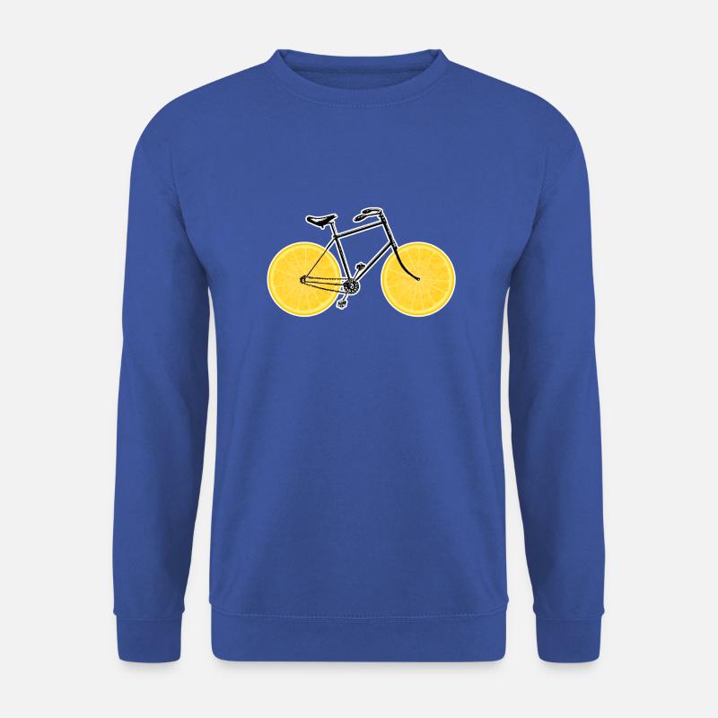 Fahrrad Zitrone - Unisex Pullover - Royalblau