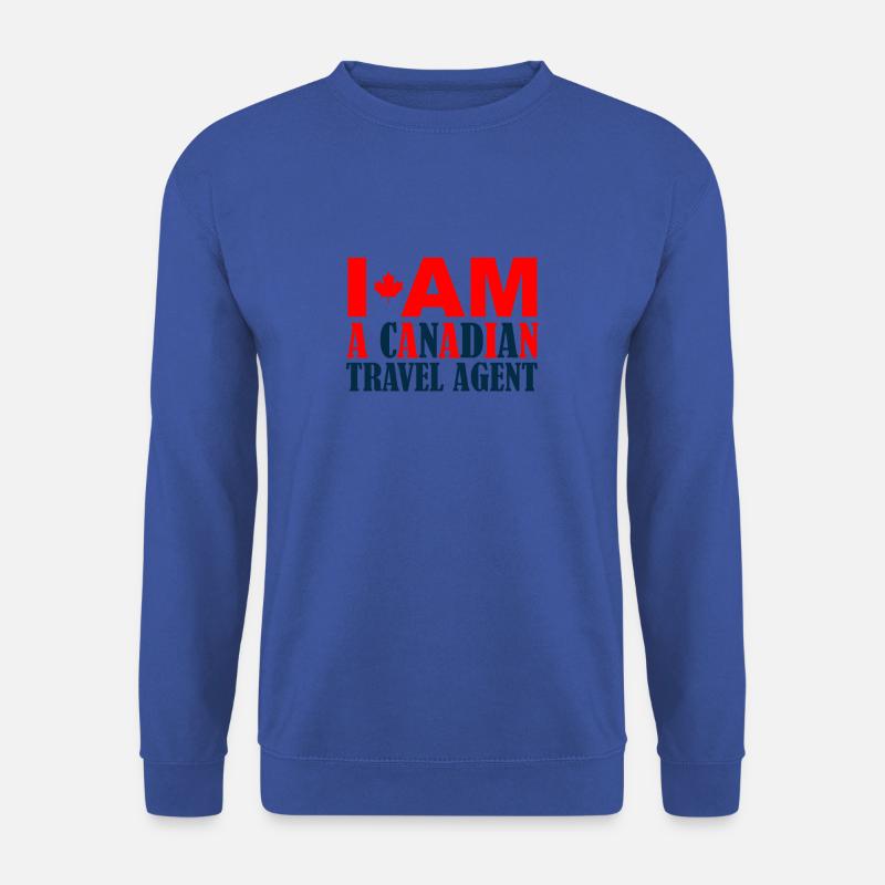 Kanadischer Reiseleiter T-Shirt - Unisex Pullover - Royalblau
