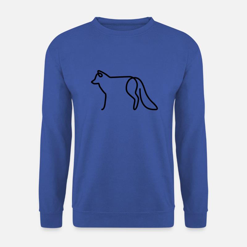 Fuchs - Unisex Pullover - Royalblau