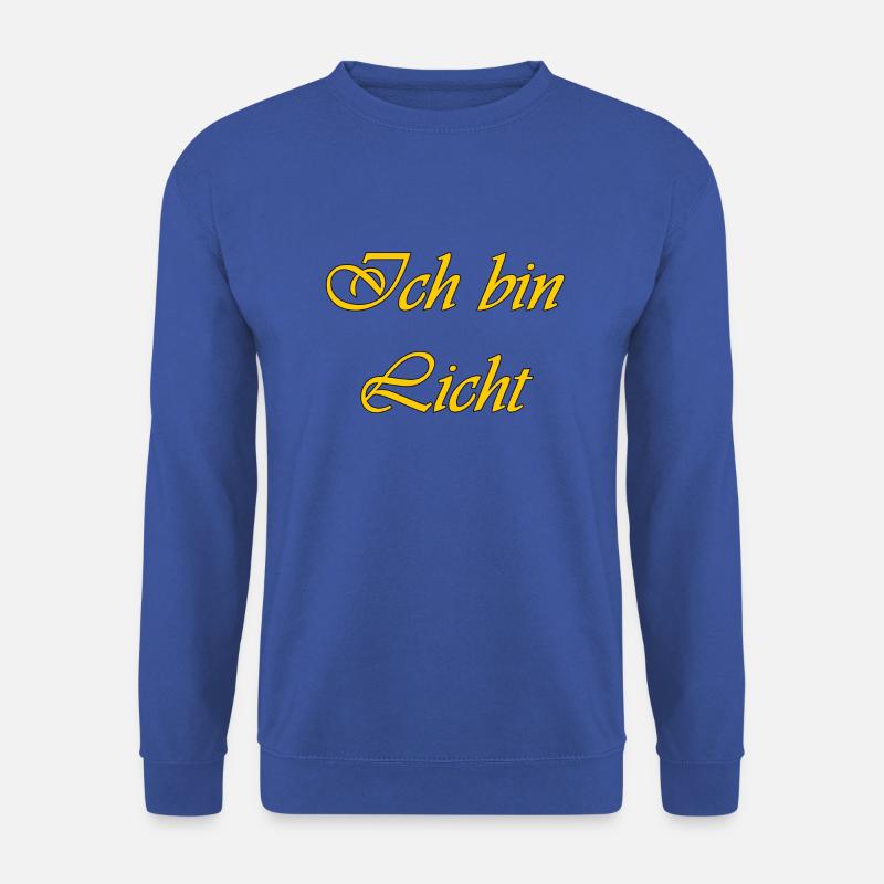 Ich bin Licht - Unisex Pullover - Royalblau