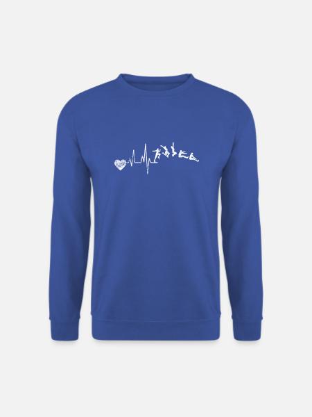 Weitsprung Weitspringer Hochsprung Dreisprung - Unisex Pullover - Royalblau