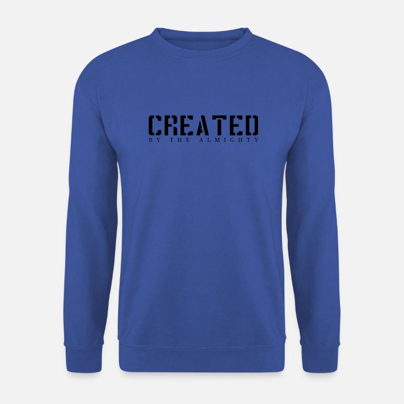 Created By The Almighty - Unisex Pullover - Royalblau