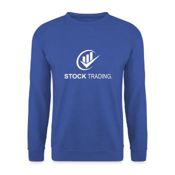 Bitcoin Trading Crypto Stocks - Sweat-shirt Unisexe - bleu royal - Devant - Alina (178cm) & Michal (187cm)