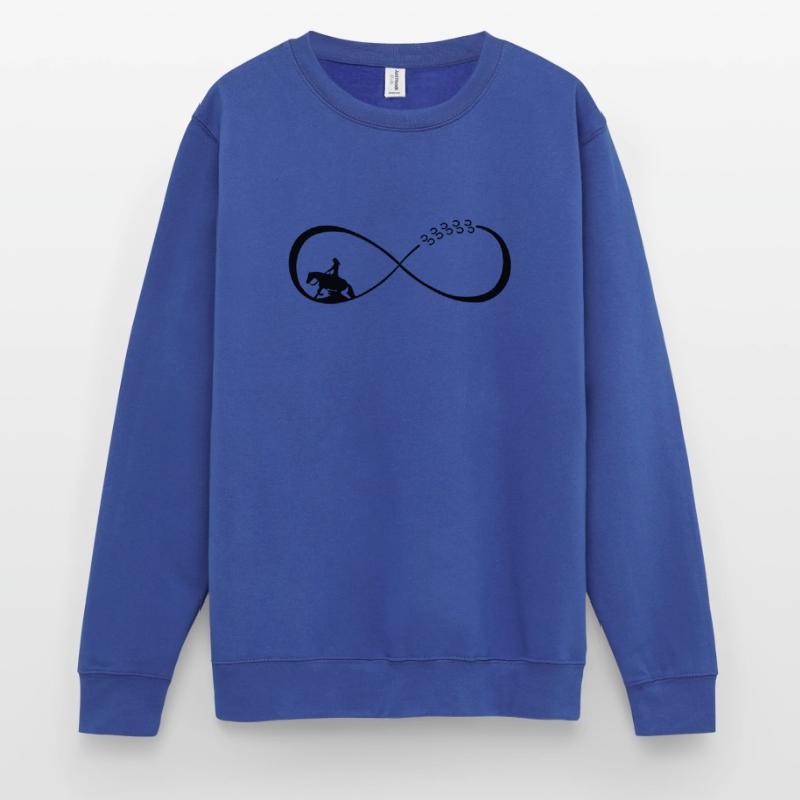 Infinity loop, endless loop, sliding Unisex Sweatshirt
