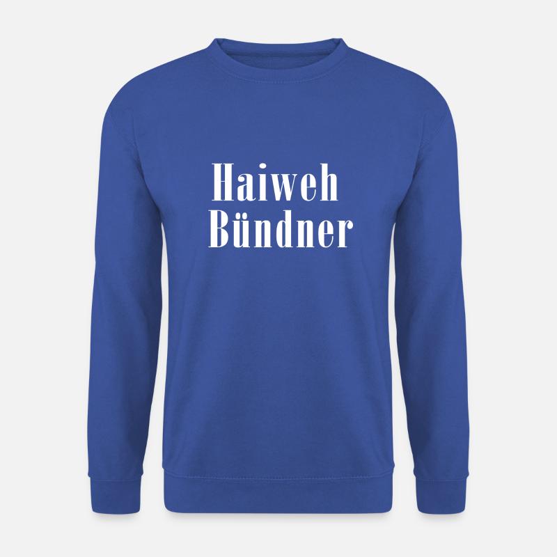 Haiweh Bündner - Unisex Pullover - Royalblau