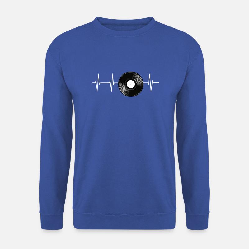 Platte LP Pulsschlag - Unisex Pullover - Royalblau