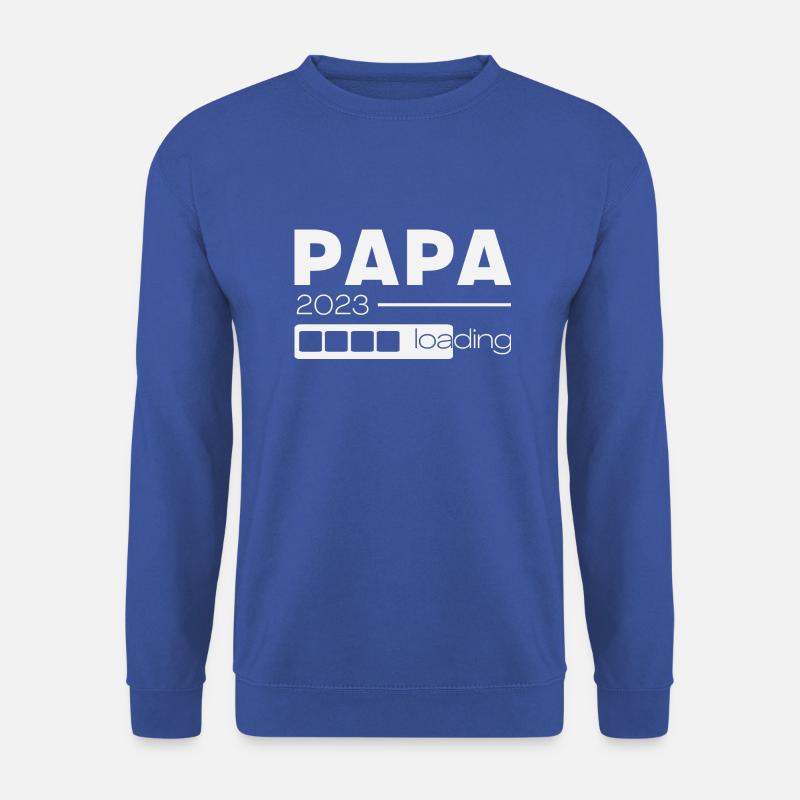 Papa 2023 loading - Unisex Pullover - Royalblau
