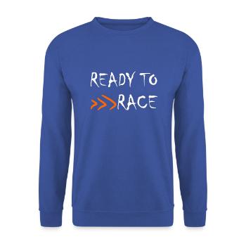 Club Streetfighter prêt pour la course - Sweat-shirt Unisexe - bleu royal - Devant - Alina (178cm) & Michal (187cm)