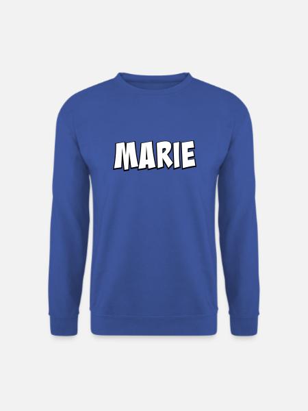 Marie First Name Gift - Unisex Sweatshirt - royal blue