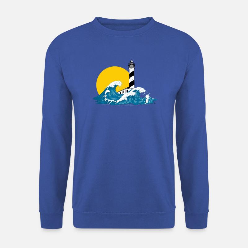 lighthouse wave Menorca - Unisex Sweatshirt - royal blue