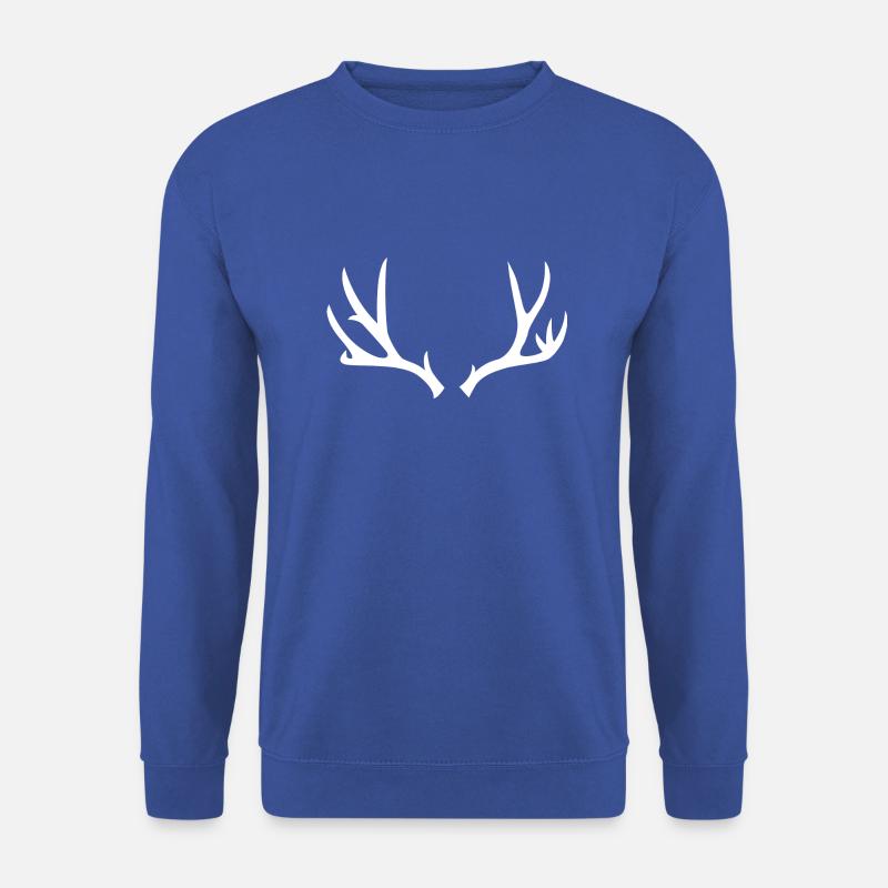 Jagd und Geweih - Unisex Pullover - Royalblau