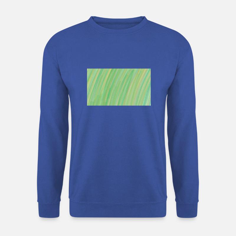 Farbverlauf Grün Gelb Orange abstrakt - Unisex Pullover - Royalblau