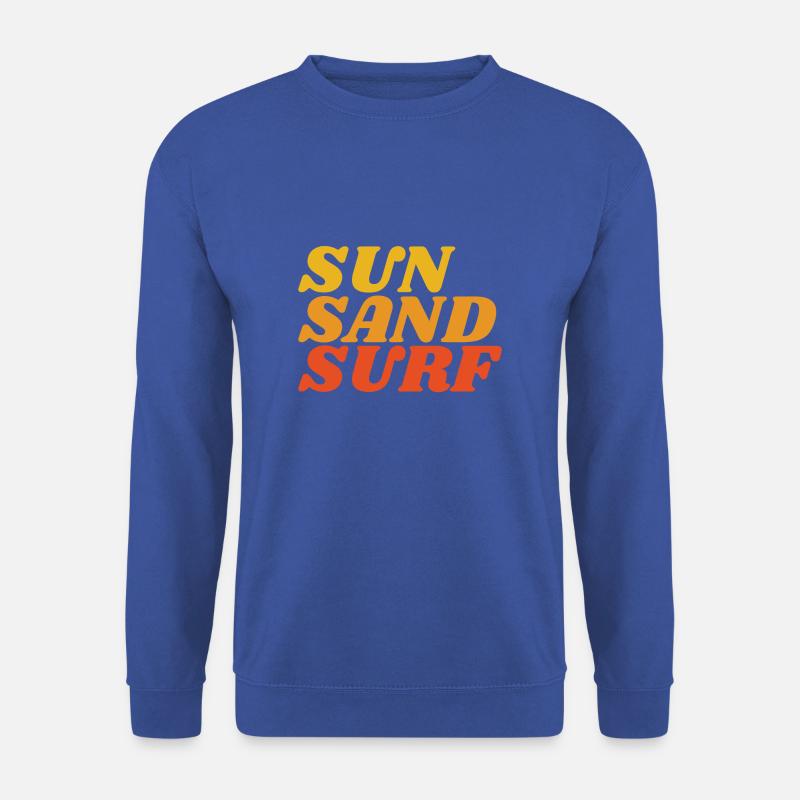SUN SURF SAND - Unisex Pullover - Royalblau