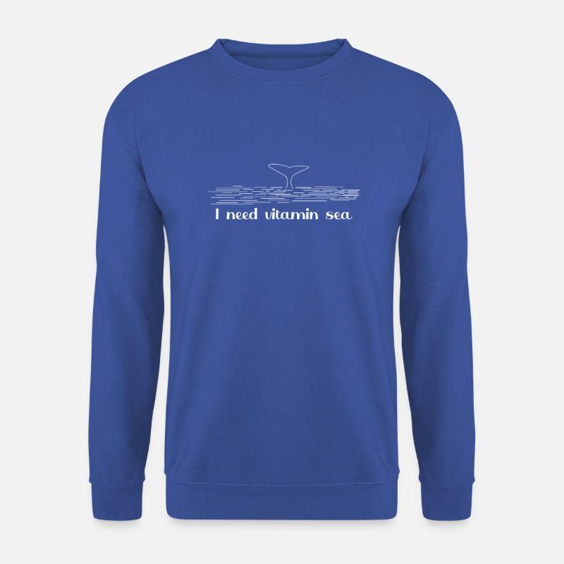 I need vitamin sea - Unisex Pullover - Royalblau