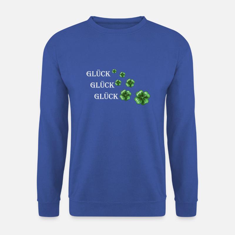 Glück - Unisex Pullover - Royalblau